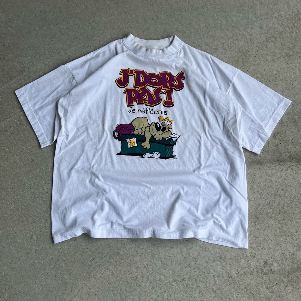 White Graphic Men's Short Sleeve Tee